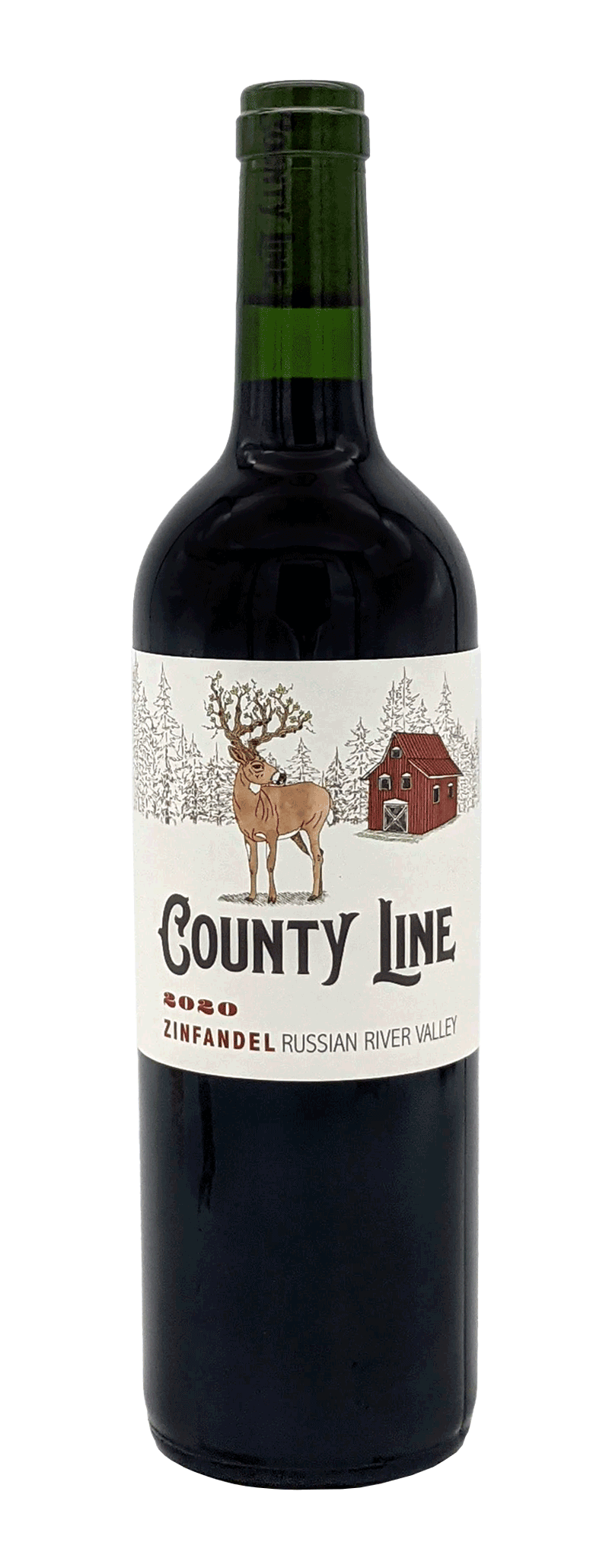 County Line Vineyards Zinfandel bottle
